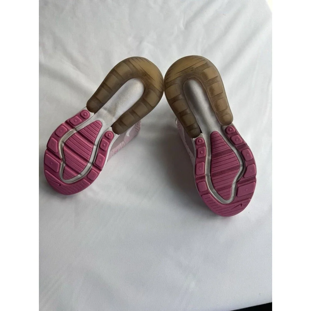 Nike Air Max 270 Pink Kids Youth Size 4Y Running Shoes Sneakers Mesh GS Worn